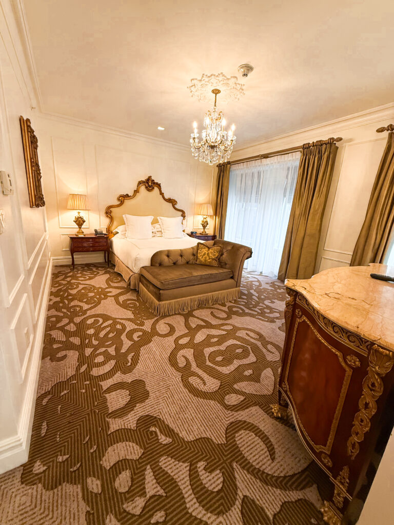 interior image of a room at the Plaza Hotel in NYC