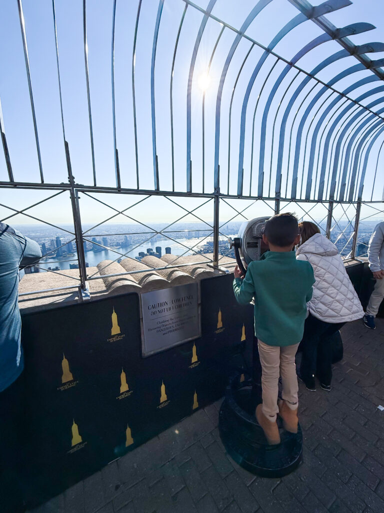 Empire State Building for a NYC family trip