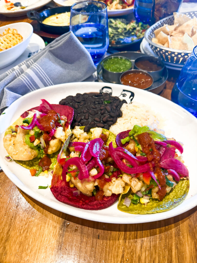Cauliflower tacos at the Border Grill in Vegas