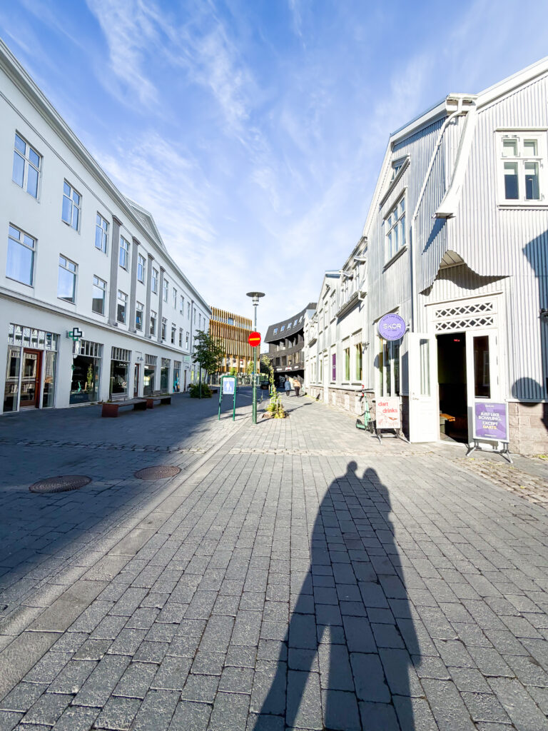Downtown Reykjavik in Iceland