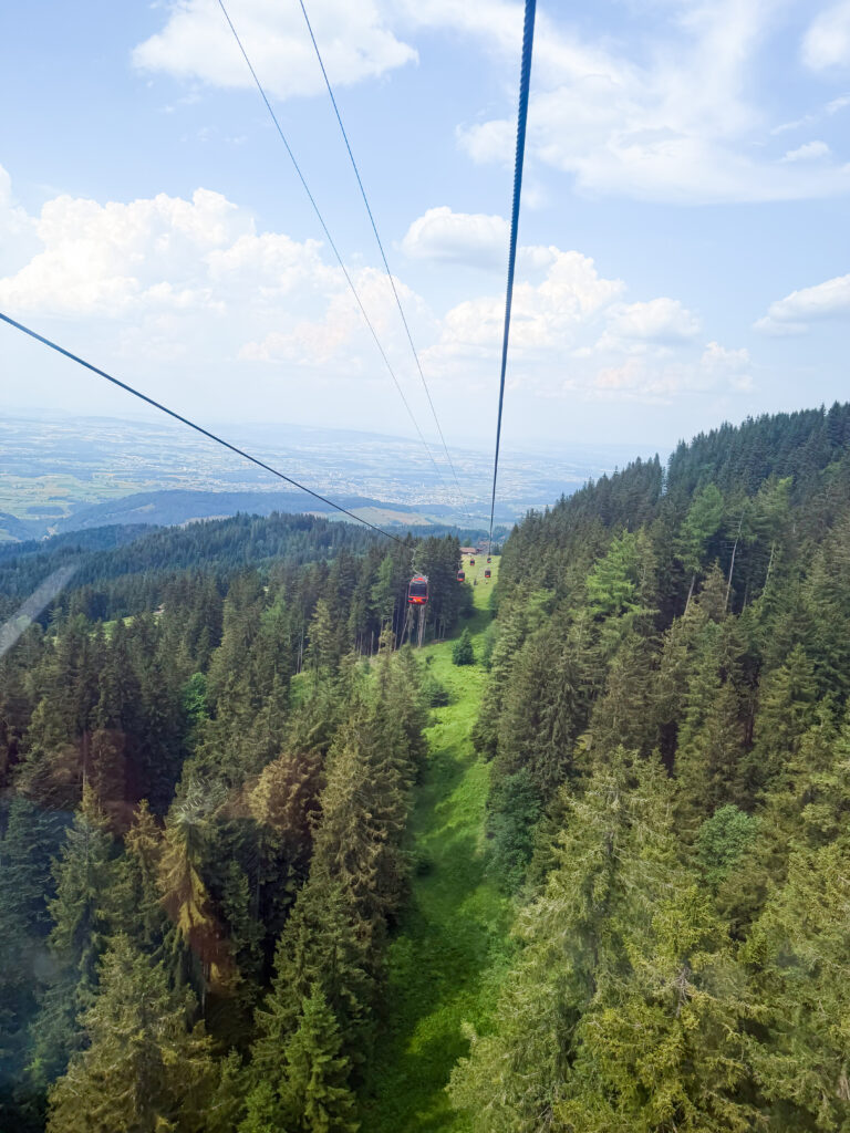 Gondola views of Mt. Pilatus